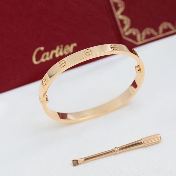 18K Rose Gold Love Bracelet - 图片 4
