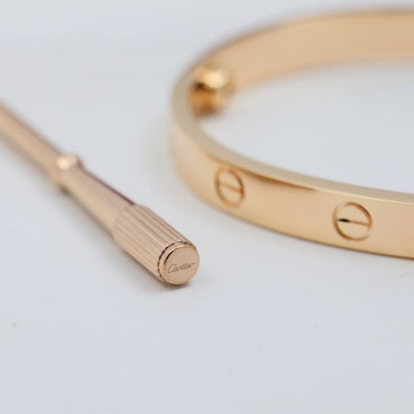 18K Rose Gold Love Bracelet - 图片 9