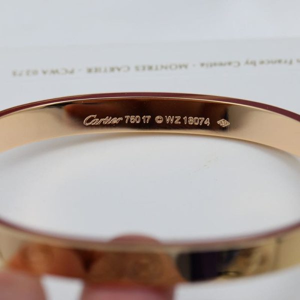 18K Rose Gold Love Bracelet - 图片 5