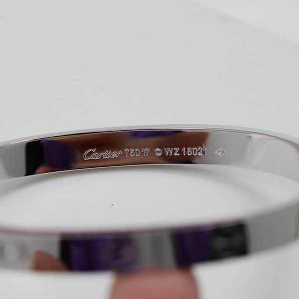 18K White Gold Love Bracelet - 图片 5