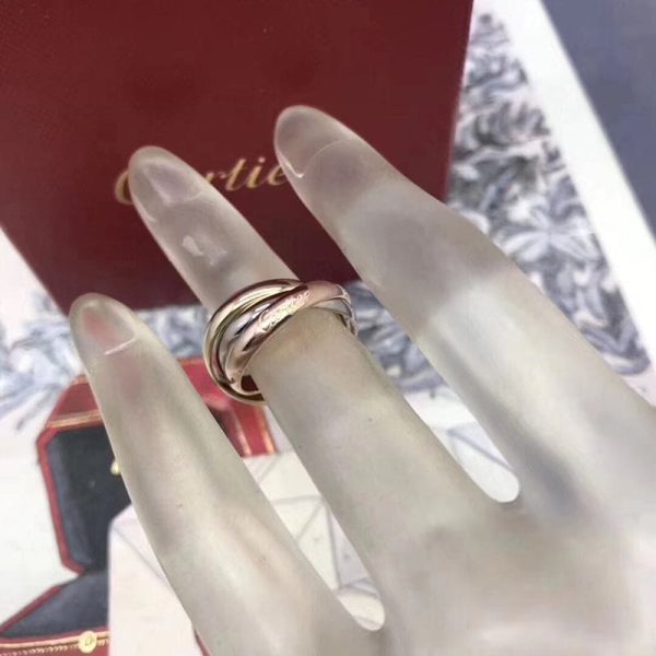 18K Trinity Ring - 图片 4