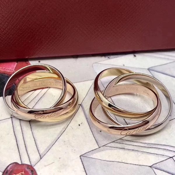 18K Trinity Ring - 图片 5