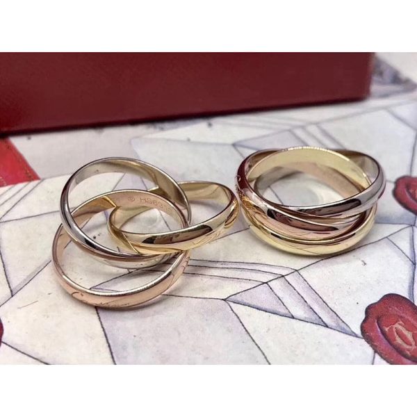 18K Trinity Ring - 图片 2