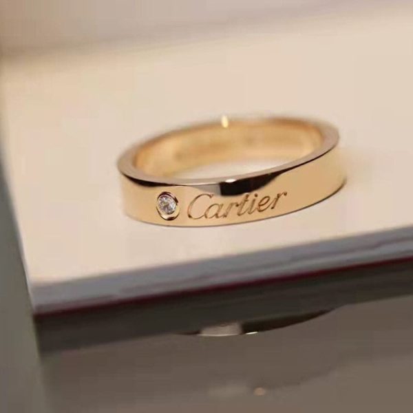 18K C De Wedding Ring - Image 5
