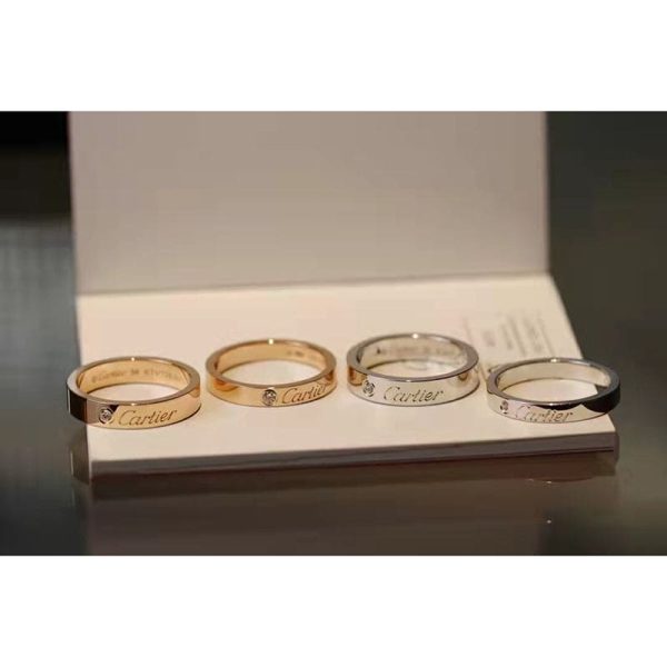 18K C De Wedding Ring - Image 6