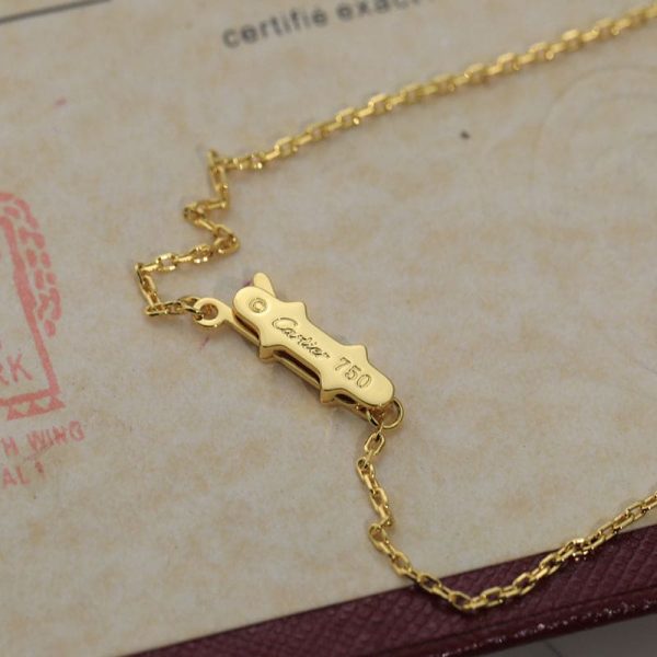18K Love Diamond-Paved Necklace - 图片 5