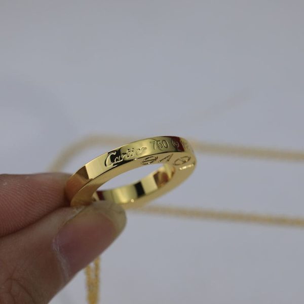 18K Love Diamond-Paved Necklace - 图片 10