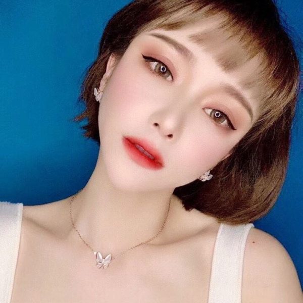 18K Two Butterfly Earrings - 图片 3