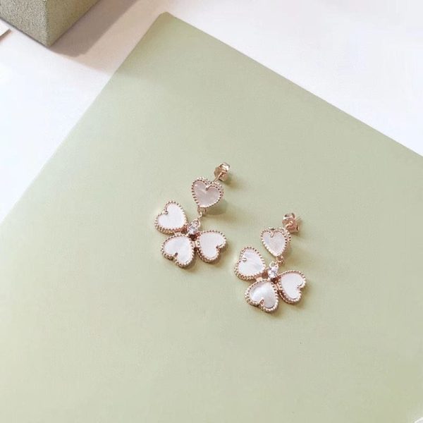 18K Sweet Alhambra Effeuillage Earrings - 图片 6