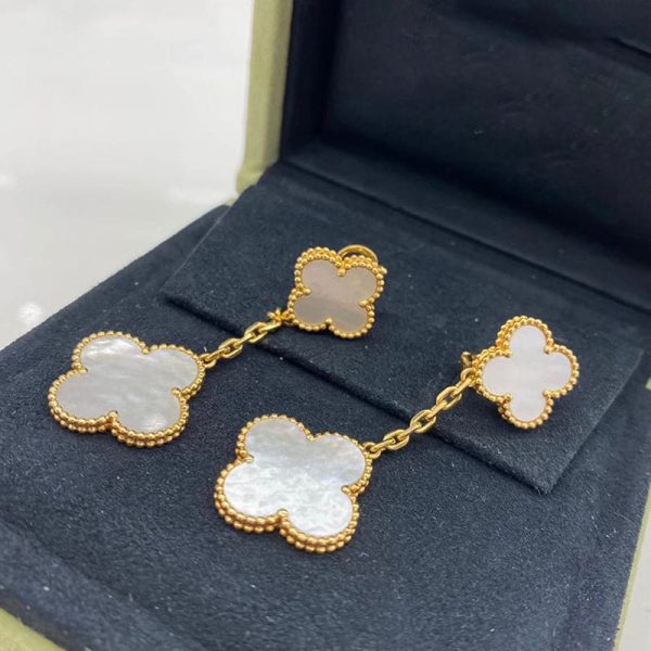 18K Magic Alhambra Earclips Earrings - 图片 6