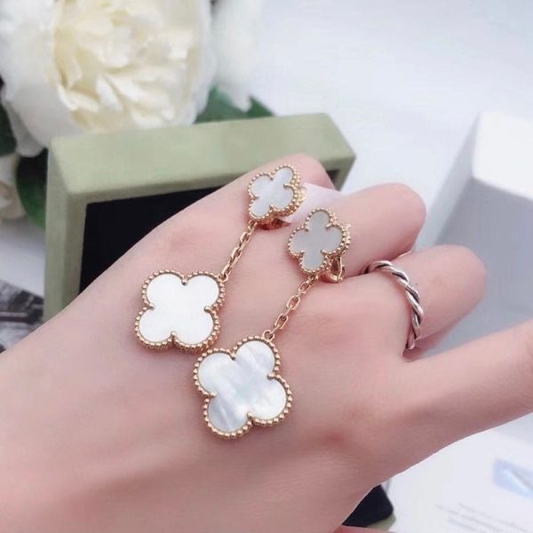 18K Magic Alhambra Earclips Earrings - 图片 4