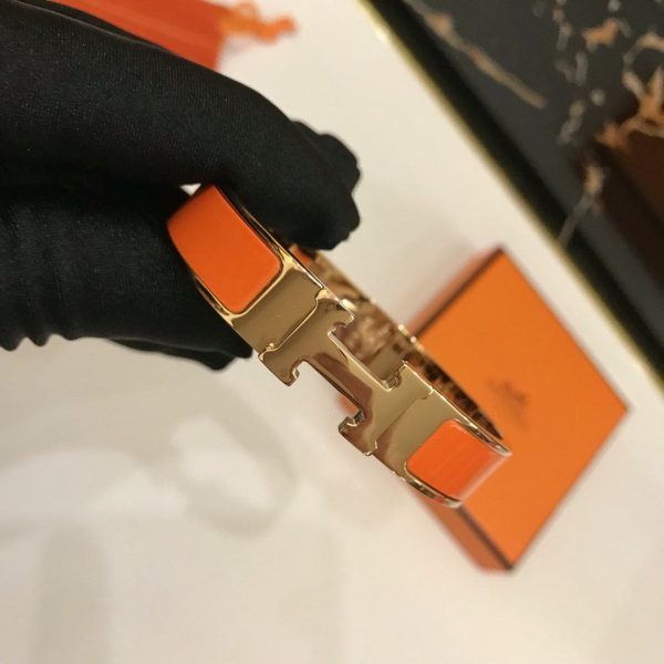 18K Clic H Orange Bracelet - 图片 2