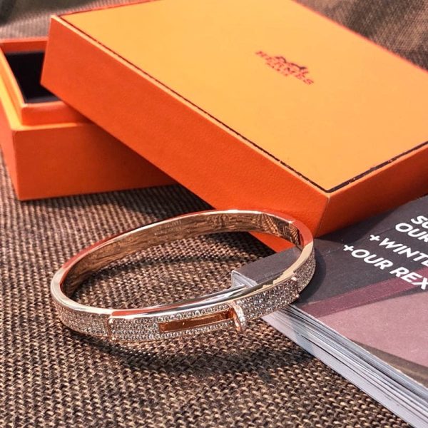 18K Yellow Gold Kelly Diamonds H Bracelet - 图片 5