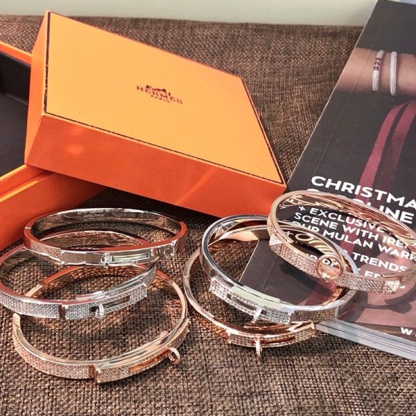 18K Rose Gold Kelly Diamonds H Bracelet - 图片 3