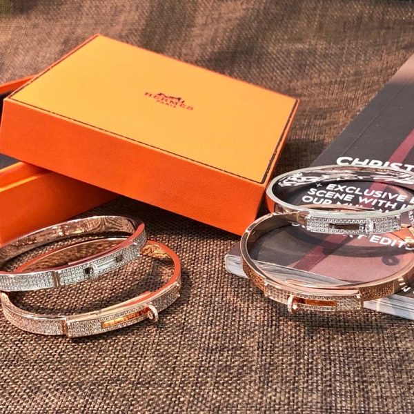 18K Rose Gold Kelly Diamonds H Bracelet - 图片 5