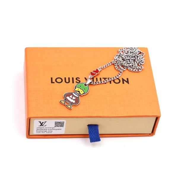 Louis x Nigo Duck Pendant Necklace - 图片 5