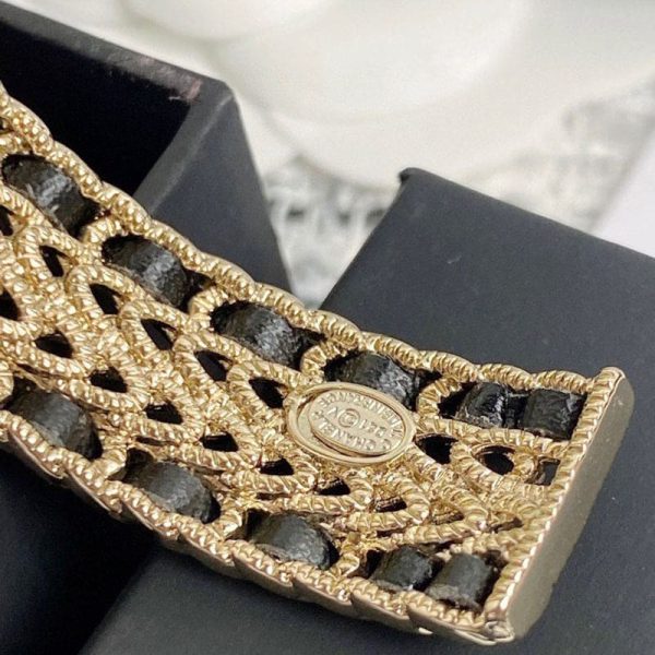 18K CC 2022 Black Cuff Bracelet - 图片 6