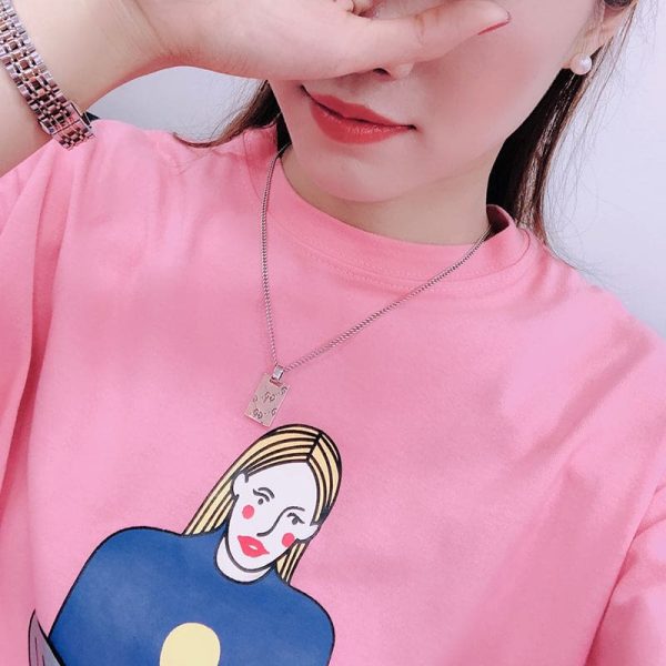 Double G Ghost Pendant Necklaces - 图片 3