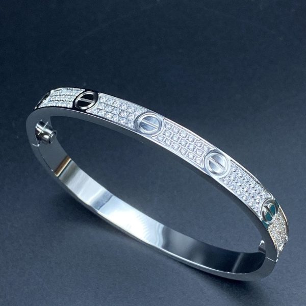 18K Love Diamonds Bracelet - 图片 4