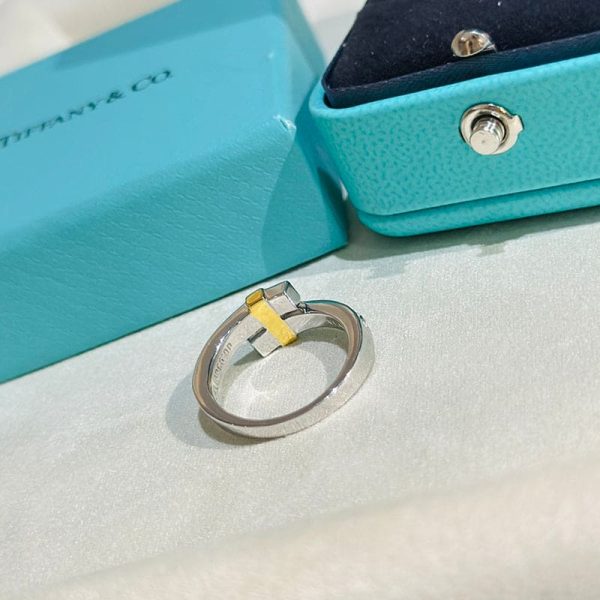 18K T Edge Bypass Ring - 图片 7