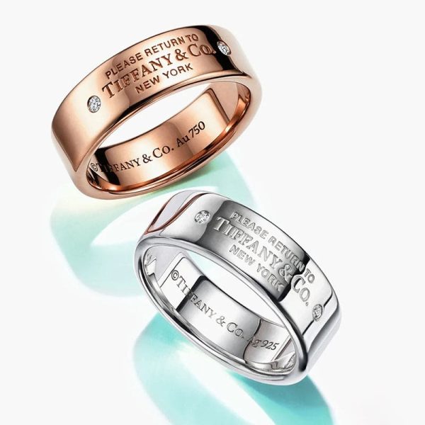 18K T Narrow Ring - 图片 3