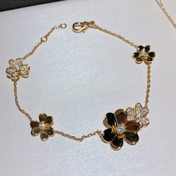 18K Frivole Diamonds Clover Bracelet - 图片 6