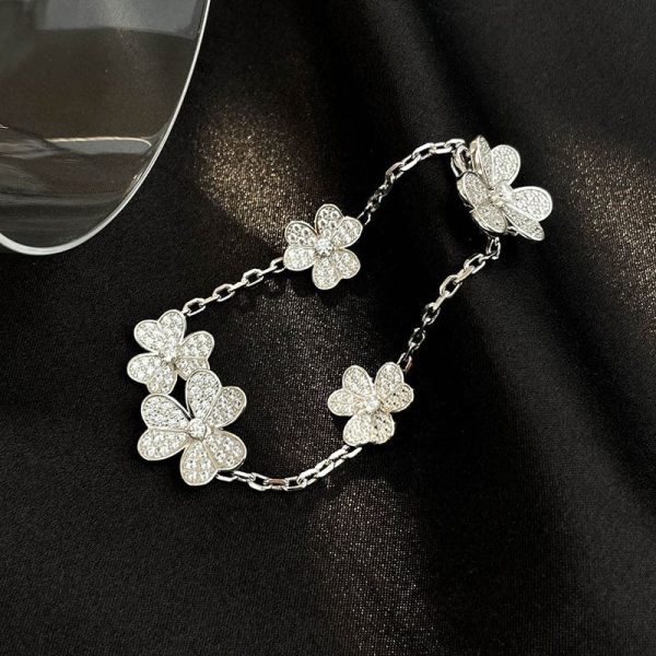 18K Frivole Diamonds Clover Bracelet - 图片 9