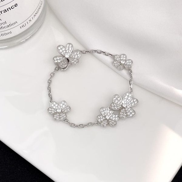 18K Frivole Diamonds Clover Bracelet - 图片 4