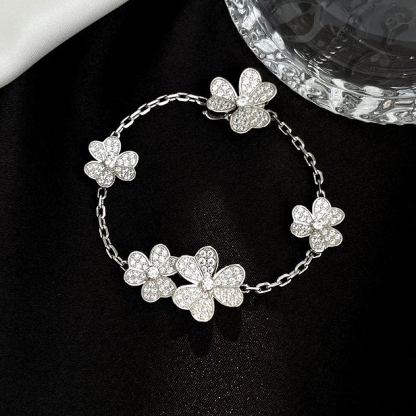 18K Frivole Diamonds Clover Bracelet - 图片 2