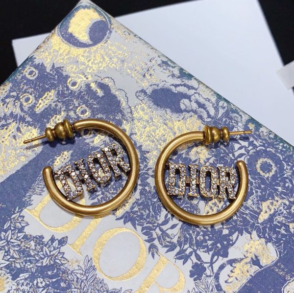 18K CD 30 Montaigne Hoop Earrings - 图片 5