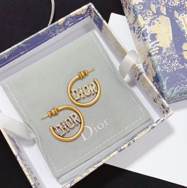 18K CD 30 Montaigne Hoop Earrings - 图片 9