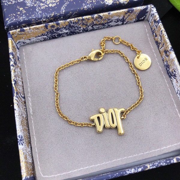 18K CD Chain Bracelet - 图片 3