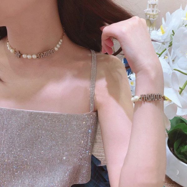 18K CD Pearl & Crystal J'Adior Bracelet - 图片 2