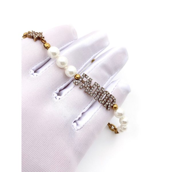 18K CD Pearl & Crystal J'Adior Bracelet - 图片 3