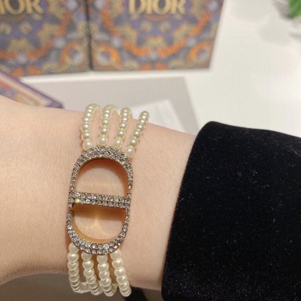 18K CD 30 Montaigne Pearl Bracelet - 图片 2