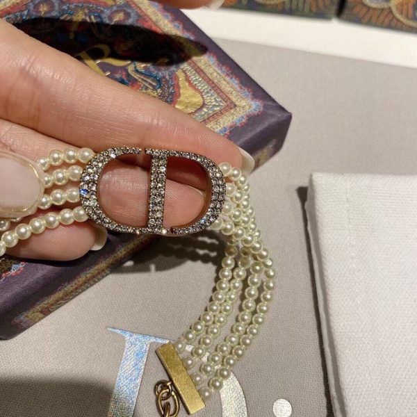 18K CD 30 Montaigne Pearl Bracelet - 图片 5