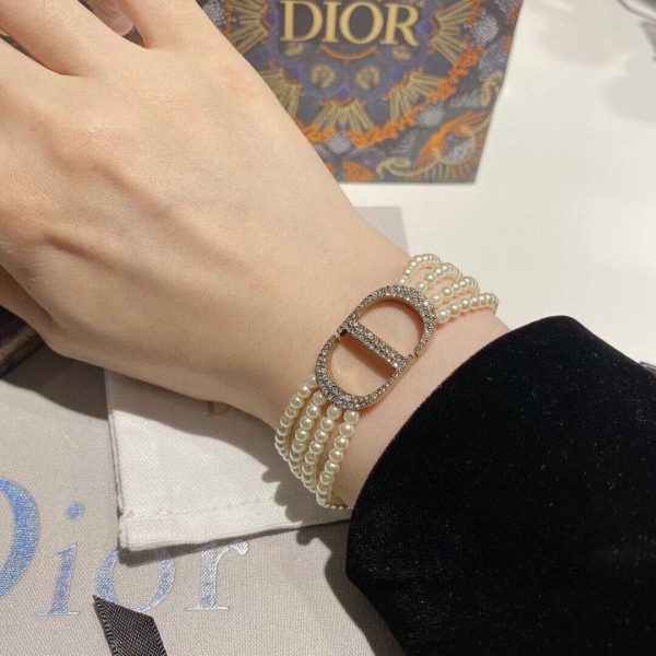 18K CD 30 Montaigne Pearl Bracelet - 图片 4