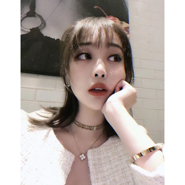 18K CD J'Adior Choker Chain Necklace - 图片 2
