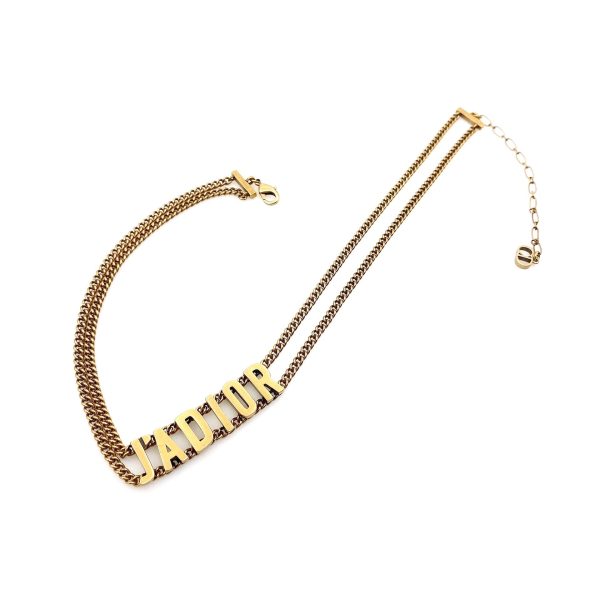 18K CD J'Adior Choker Chain Necklace - 图片 8