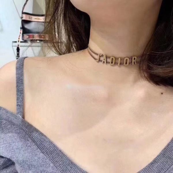 18K CD J'Adior Choker Chain Necklace - 图片 6