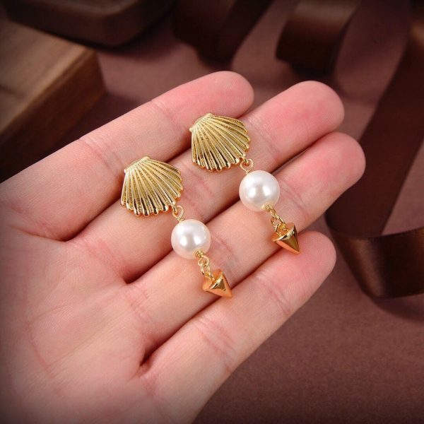 18K CD Sea Garden Earrings - 图片 2