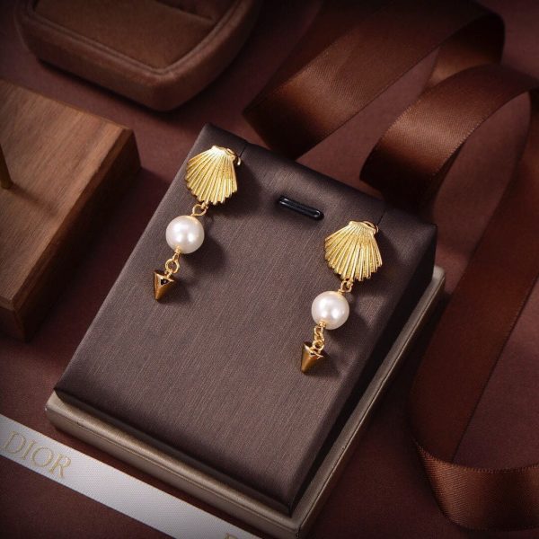 18K CD Sea Garden Earrings - 图片 5