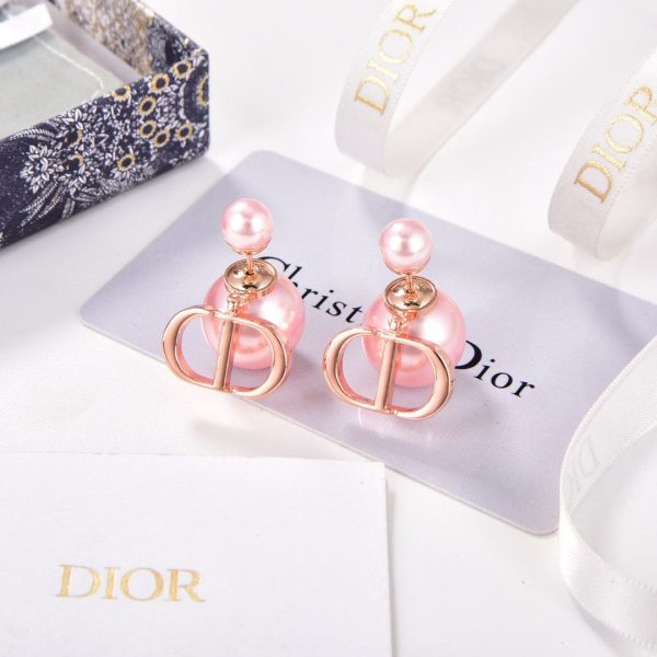 18K Tribales Pink Pearl Earrings - 图片 5