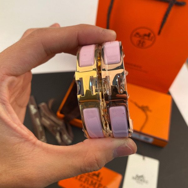18K Clic H Pink Bracelet - 图片 3