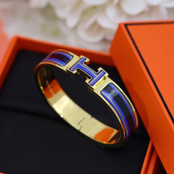 18K Clic H Purple Bracelet - 图片 8