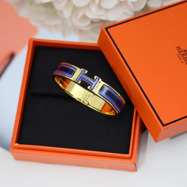 18K Clic H Purple Bracelet - 图片 4