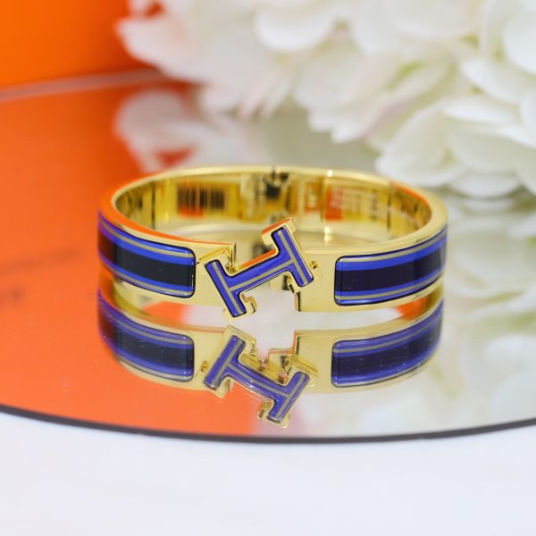 18K Clic H Purple Bracelet - 图片 2