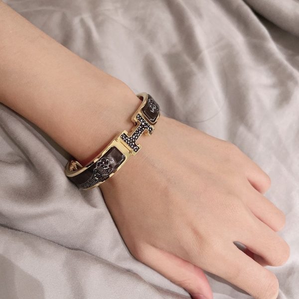 18K Guepards Clic Clac H Bracelet - 图片 2