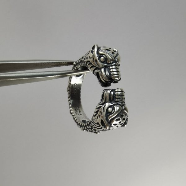 Double G Tiger Head Ring - Image 6