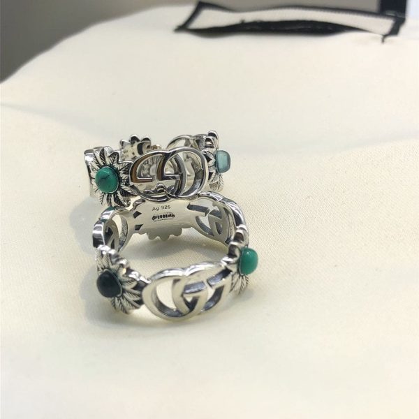Double G Flowers Ring - 图片 6